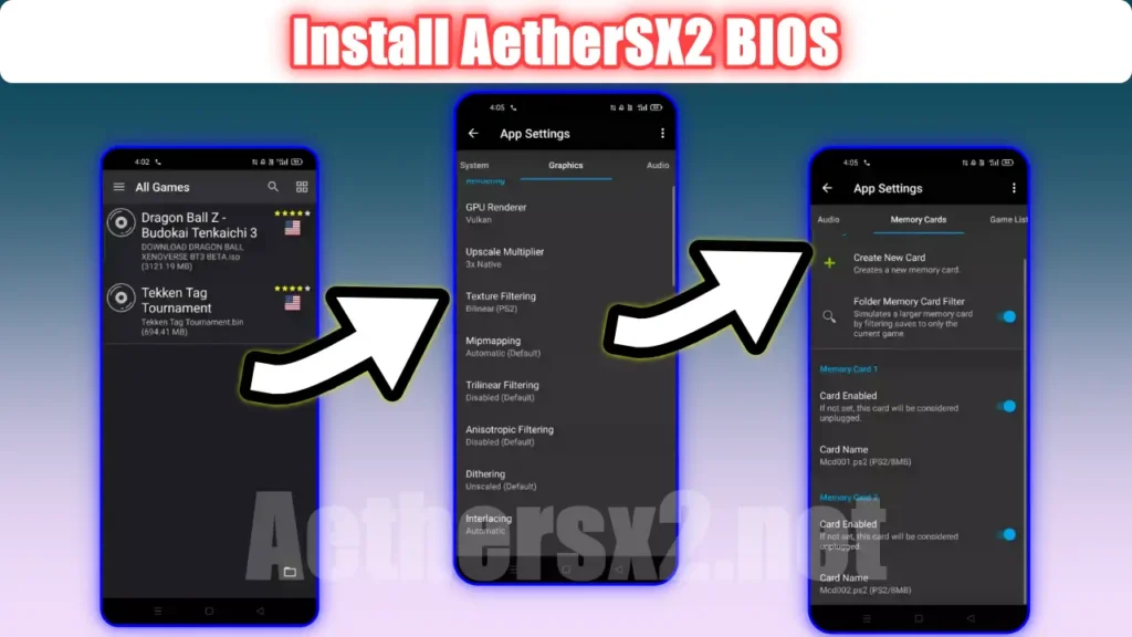 install aethersx2